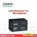 OKAYA OB 18-12 18AH/12V SMF/VRLA Battery (24 Months)