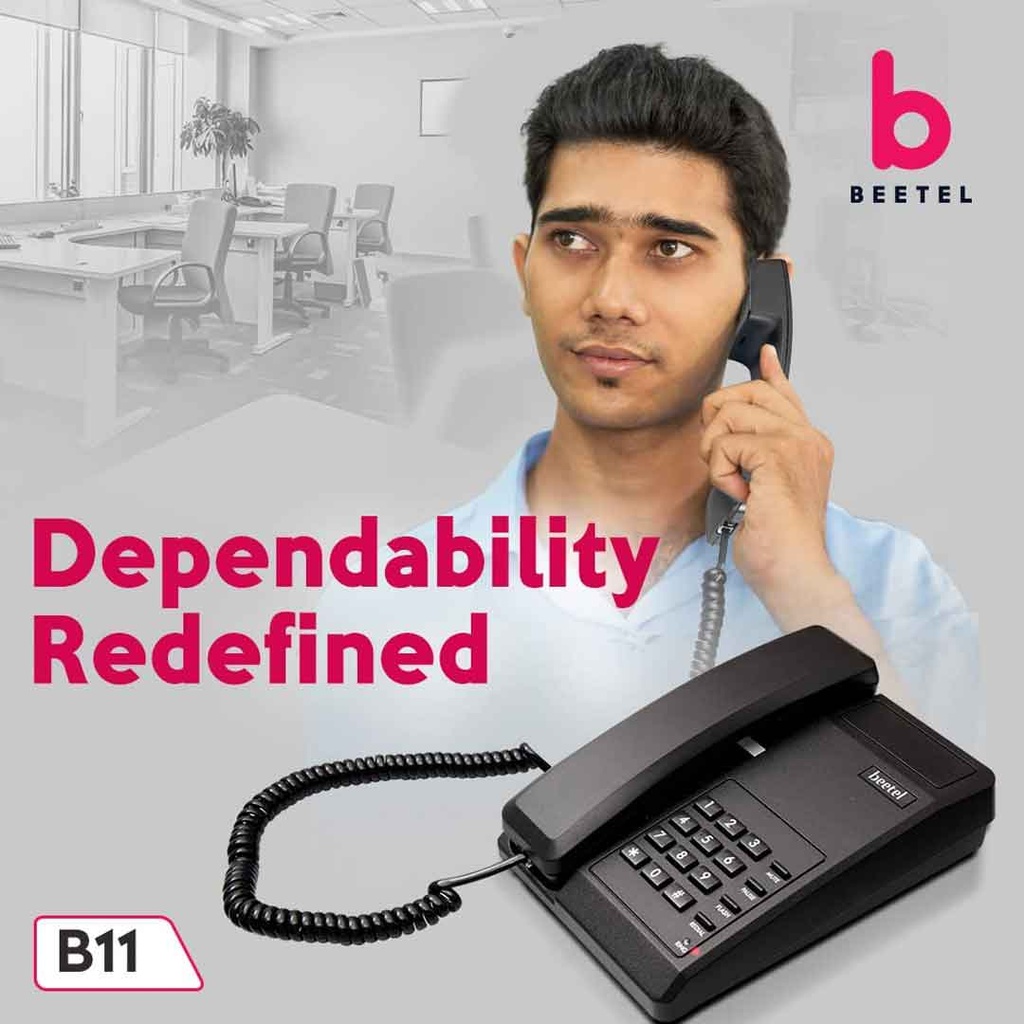 BEETEL B11 Telephone Set (Black)