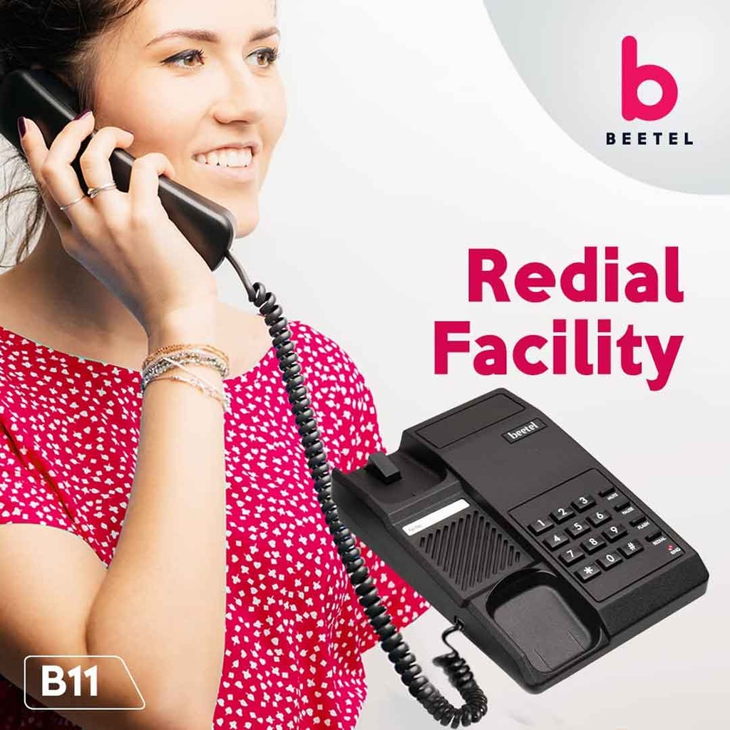 BEETEL B11 Telephone Set (Black)