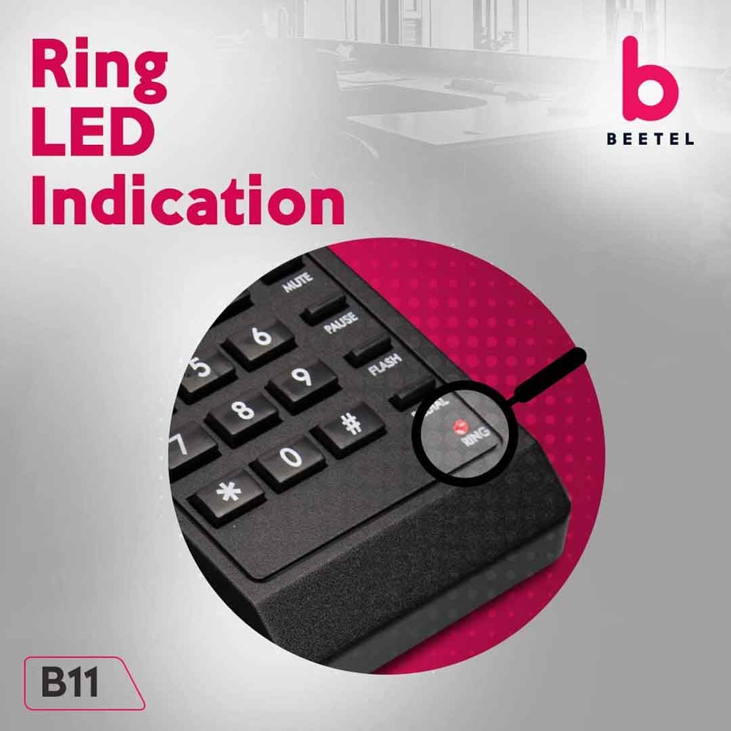 BEETEL B11 Telephone Set (Black)