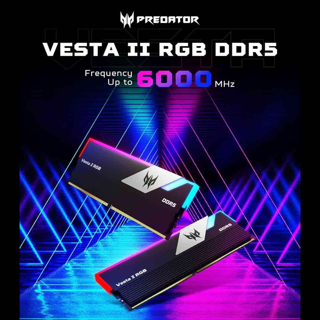 Acer Predator Vesta II DDR5 RGB 16GB Gaming RAM (6000Mhz)