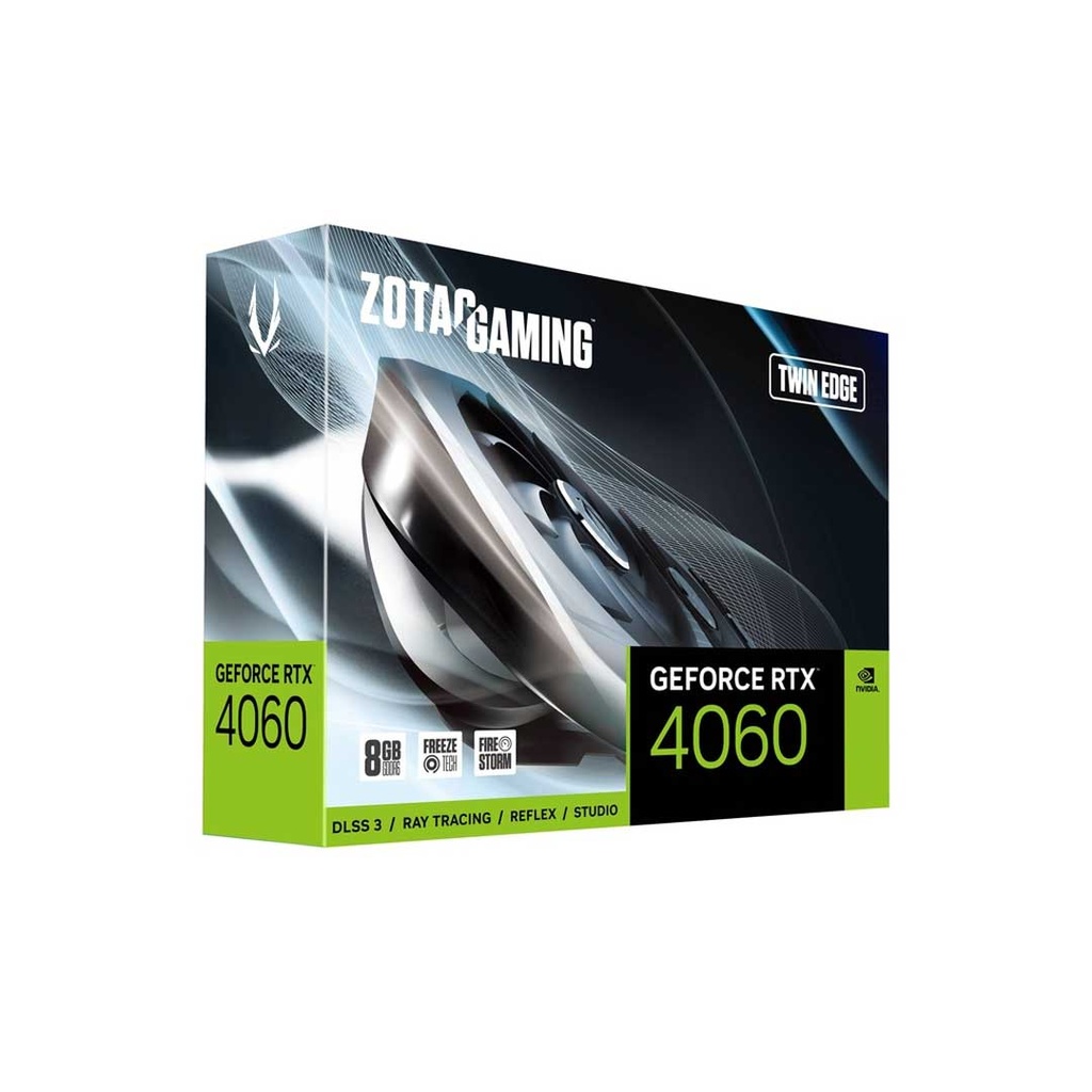 ZOTAC GAMING NVIDIA GeForce RTX 4060 8GB Twin Edge 128-Bit GDDR6 Graphics Card