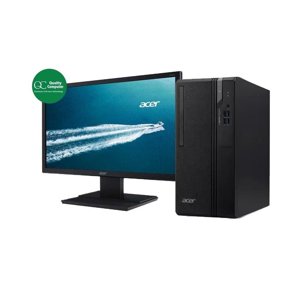 Acer Veriton S2720G i5-14400 | 8GB RAM | 512GB SSD | Intel UHD Graphics | 14th Gen Desktop with 19.5" Monitor | 2 Year Warranty