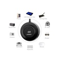 UGREEN CR106 4-Port USB 2.0 480 Mbps USB Hub 1M (Black)