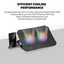 Fantech NC14 RGB Cooling Pad with Phone Holder