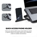 Fantech NC14 RGB Cooling Pad with Phone Holder