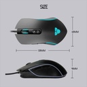 Fantech THOR X9 4800 DPI Macro RGB Wired Gaming Mouse (Black)