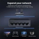 UGREEN 5-Port Gigabit 10/100/1000Mbps Ethernet Switch PC+ABS Housing EU (CM833)