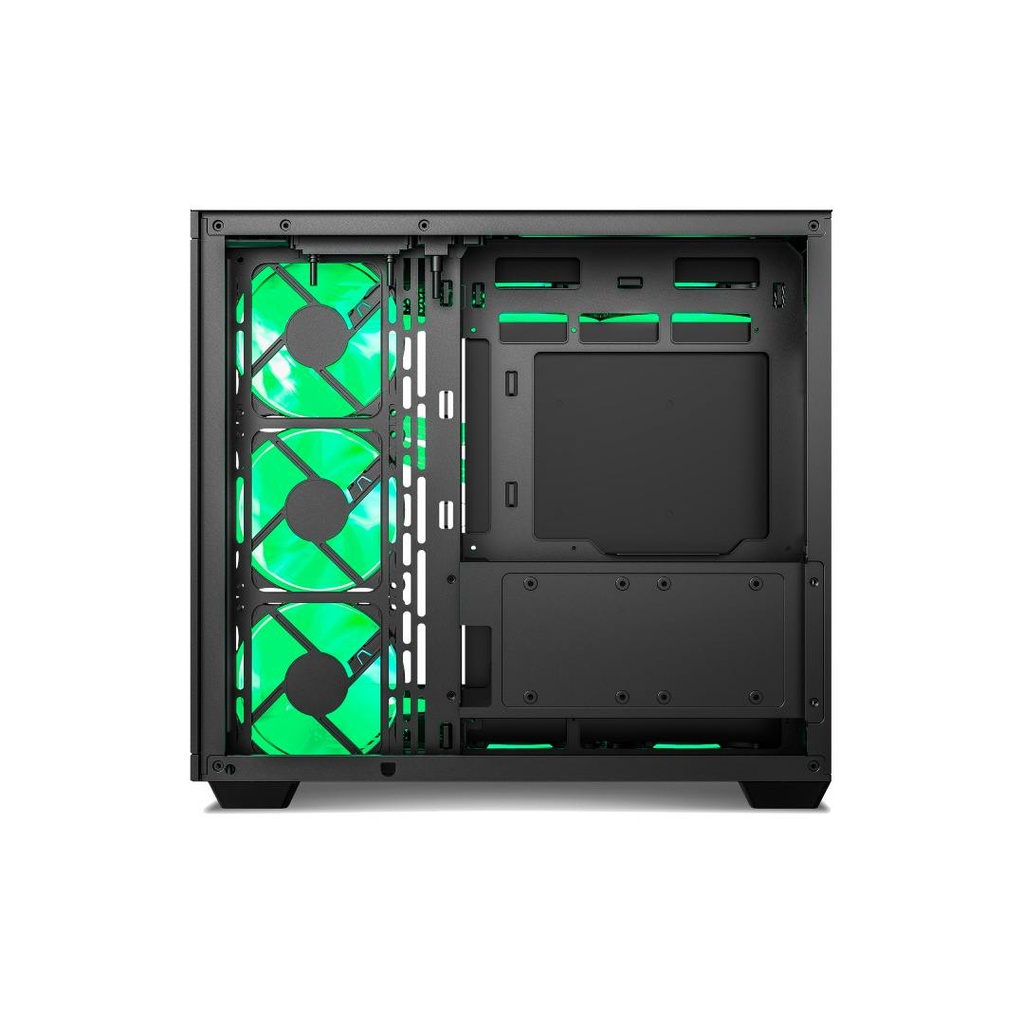 ANT Esports Crystal X11 ARGB (ATX) Mid Tower Gaming Case (Black)
