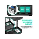 ANT Esports Crystal X11 ARGB (ATX) Mid Tower Gaming Case (Black)