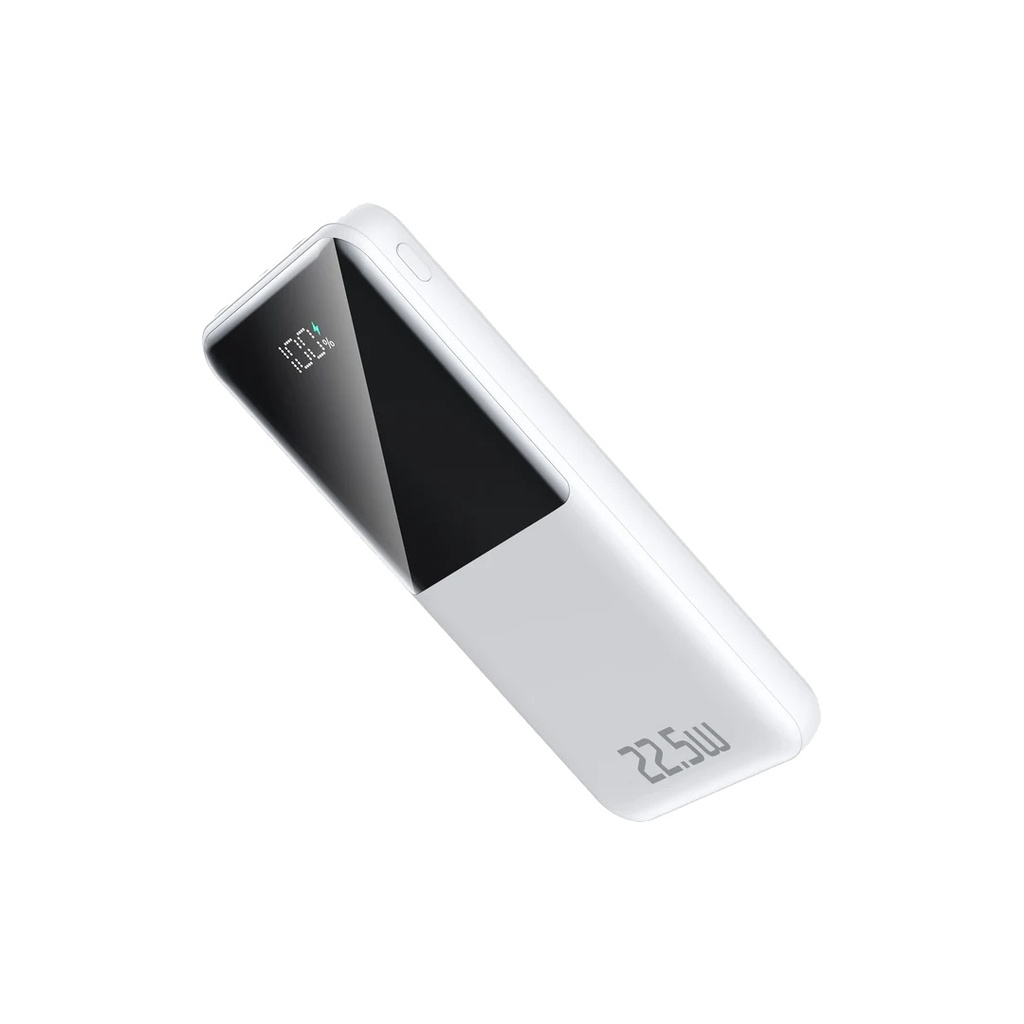 Trusmi PB03-012 10000mAh 22.5W Digital Fast Charging Power Bank (White)