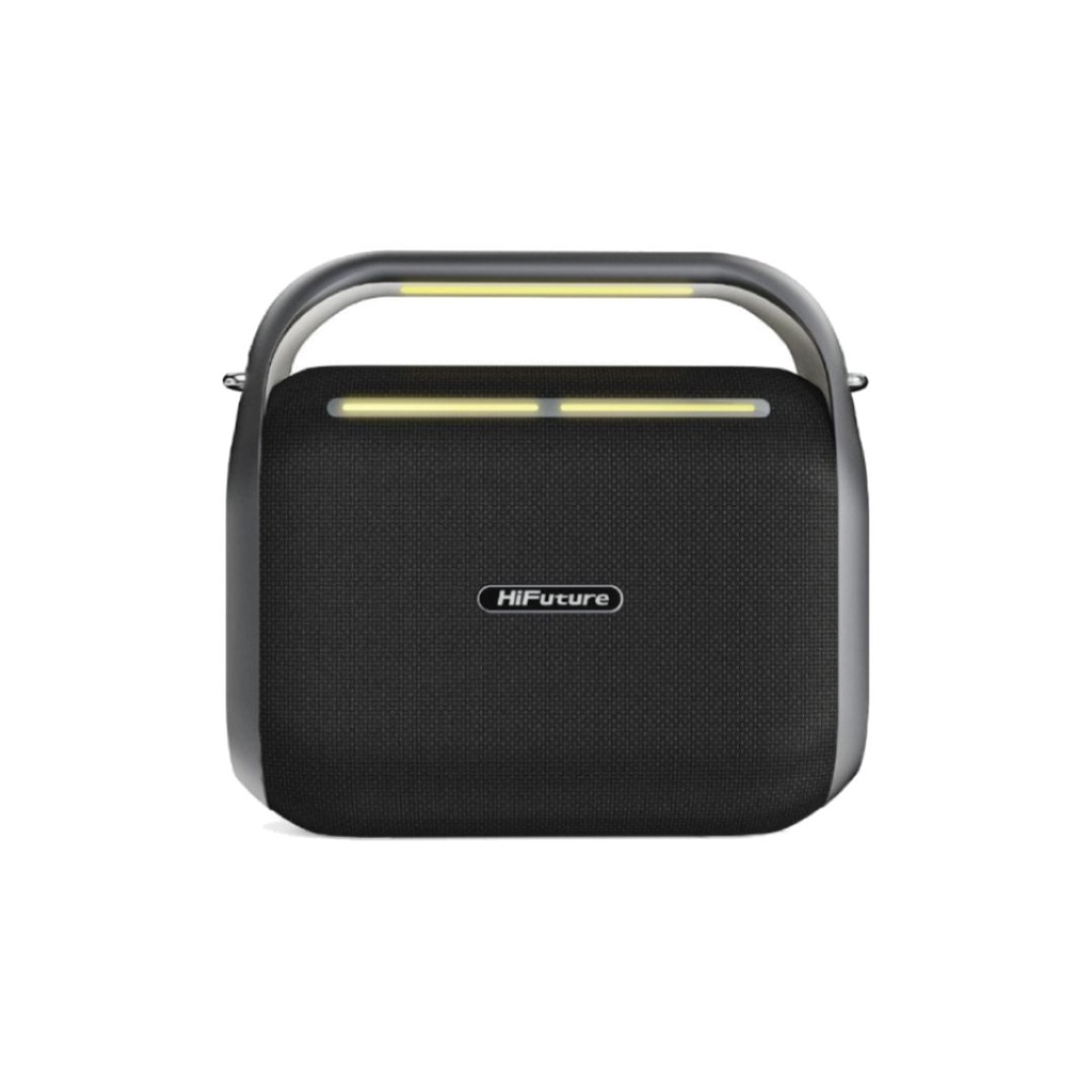 HiFuture MusicBox 200 Portable RGB Bluetooth Speaker With Dual Wireless Microphone & Remote (100W 12000mAh)