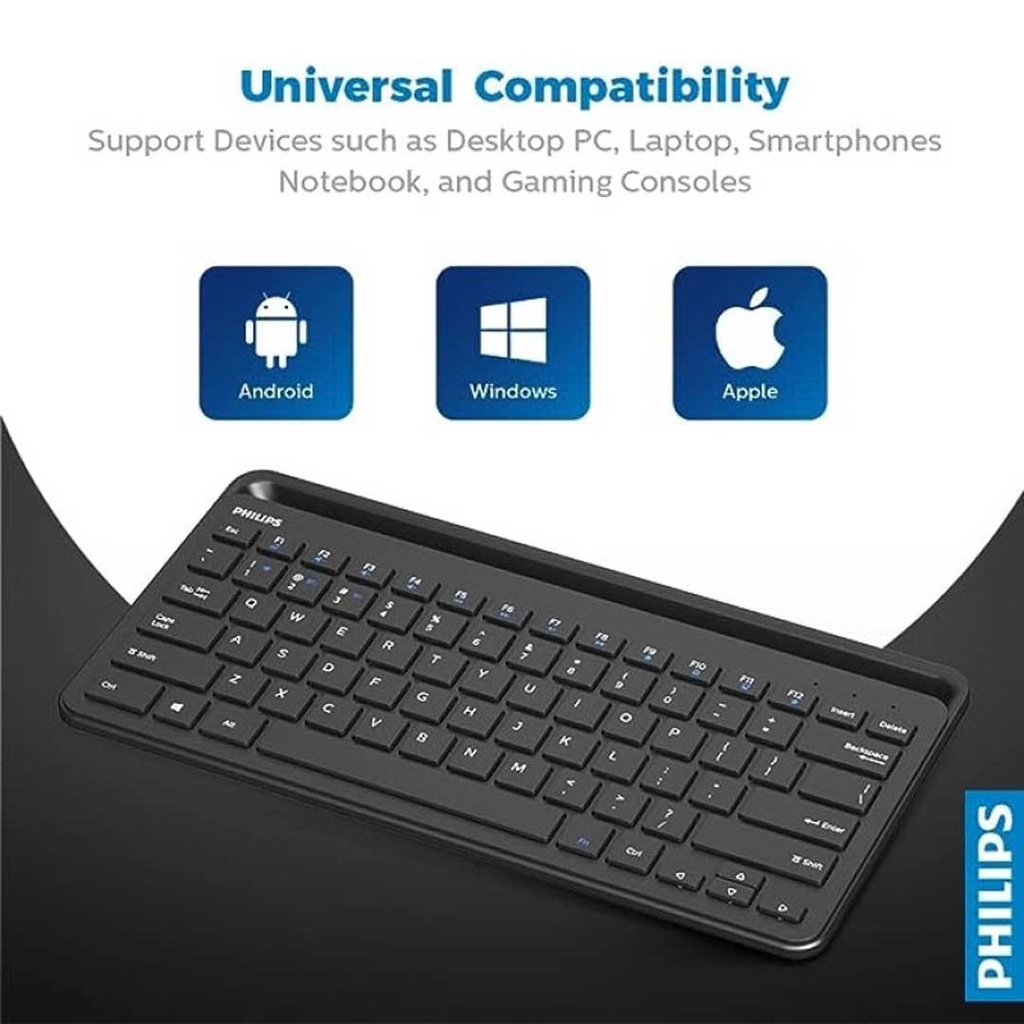 Philips K624 Bluetooth Multi-Device Keyboard