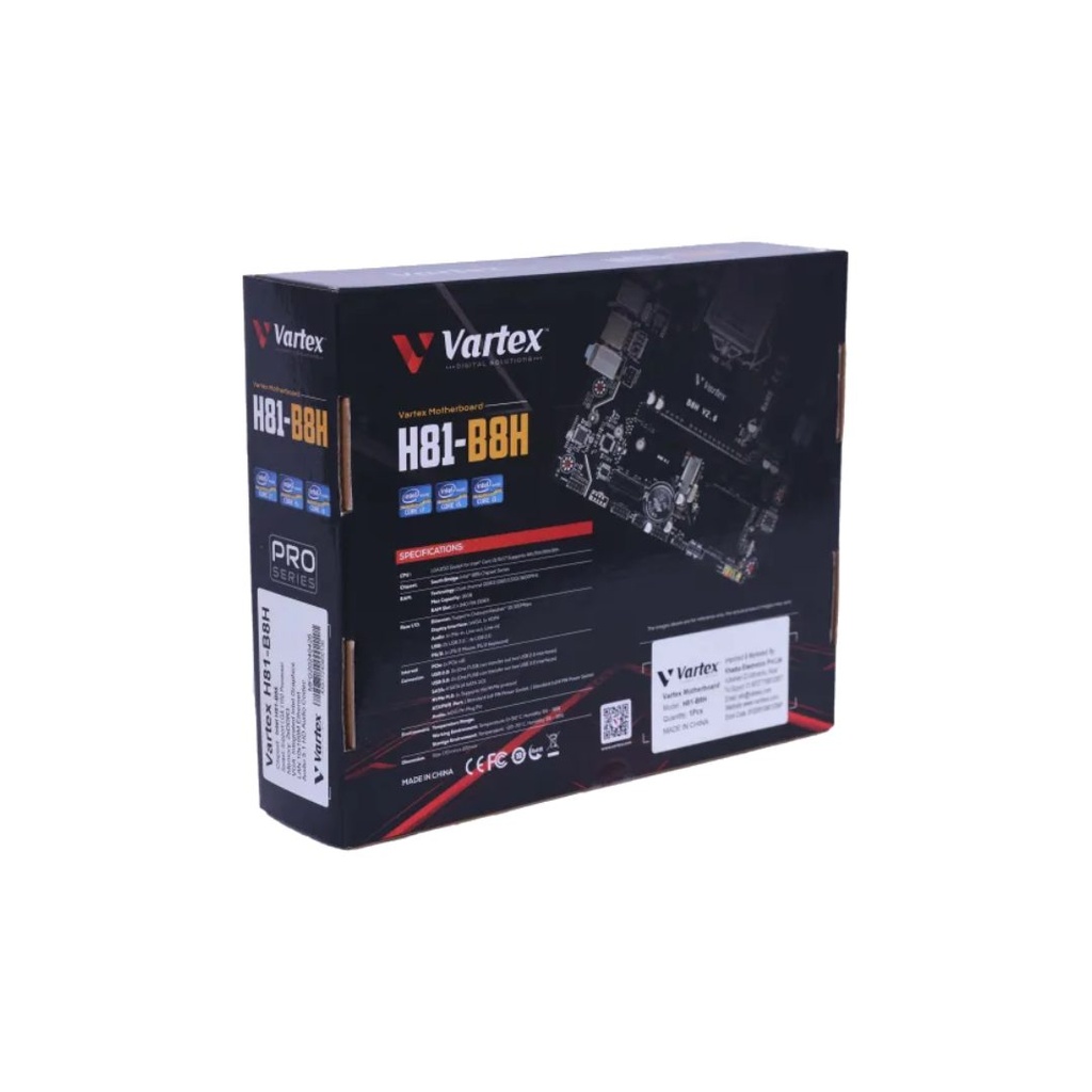 Vartex H81 Pro Series Motherboard (H81-B8H)