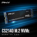 PNY 1TB M.2 NVMe Gen4 SSD (CS2140)