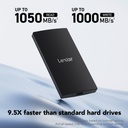 Lexar SL300 1TB USB 3.2 Gen 2 Type-C Portable SSD