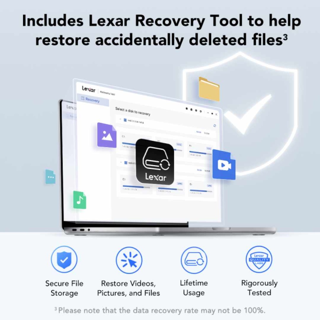 Lexar SL300 1TB USB 3.2 Gen 2 Type-C Portable SSD
