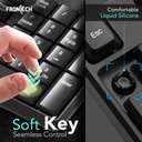 Frontech FT-1671 USB Wired Multimedia Keyboard ( Nepali + English)