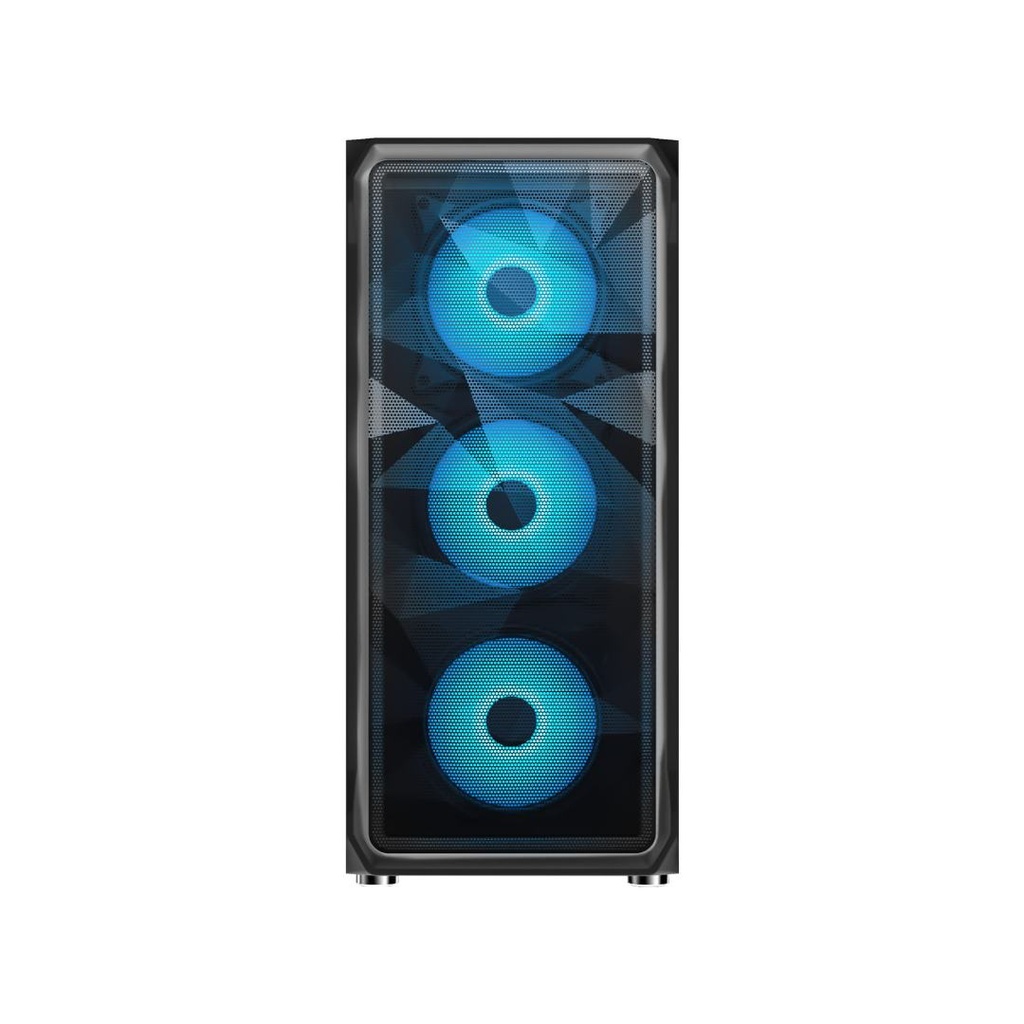 ANT Esports ICE-112 (ATX) Mid Tower Gaming Case (Black)