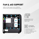 Fantech AERO XL CG81 Full Tower Case With 4 Free RGB Fan