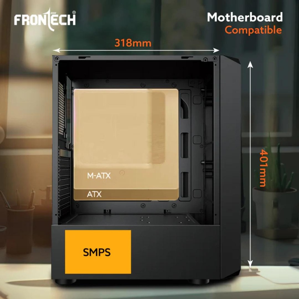 Frontech XYLO FT-4285 Gaming Casing with 800W Power Supply