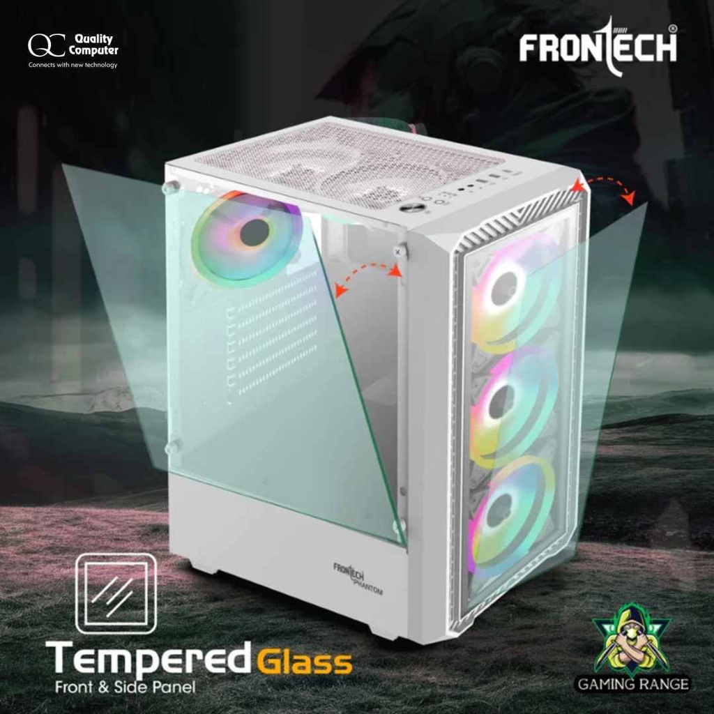 Frontech PHANTOM FT-4344 Gaming Casing with Power Supply