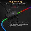 Rasure RS-02 Gaming Mouse Pad With LED Lights