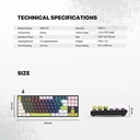 Fantech ATOM87S MK877S Mori Edition RGB Mechanical Keyboard