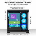 ANT Esports Crystal X7 ARGB (ATX) Mid Tower Gaming Case