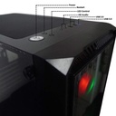 Frontech PHANTOM FT-4344 Gaming Casing with Power Supply