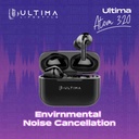 Ultima Atom 320 Earbuds | 18Hrs Playtime | Beast Mode (60ms) | IPX5 Water Resistant l ASAP Charge | Bluetooth v5.3 | Wireless Earbuds