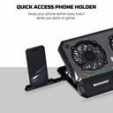 Fantech NC21 RGB Cooling Pad with Phone Holder