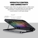 Fantech NC21 RGB Cooling Pad with Phone Holder