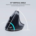 Fantech W195 GO Comfy Vertical Ergonomic Wireless & Bluetooth Mouse