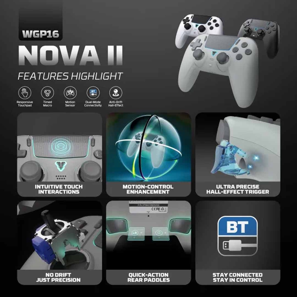 Fantech WGP16 NOVA II Wireless Multi-Platform Gamepad