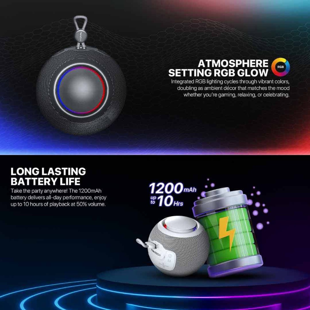 Fantech NeraBox BS161 Bluetooth 5.4 Portable Wireless Speaker