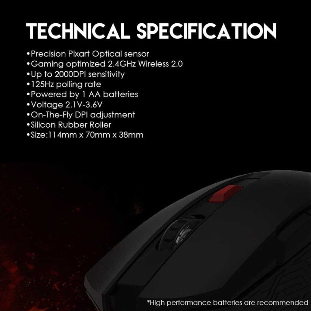 Fantech Raigor II WG10 Wireless Gaming Mouse