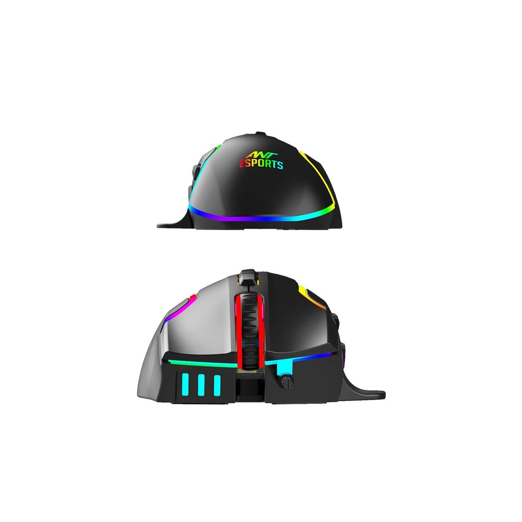 ANT Esports GM320 RGB Programmable Optical Gaming Mouse (12800 DPI)
