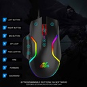 ANT Esports GM320 RGB Programmable Optical Gaming Mouse (12800 DPI)