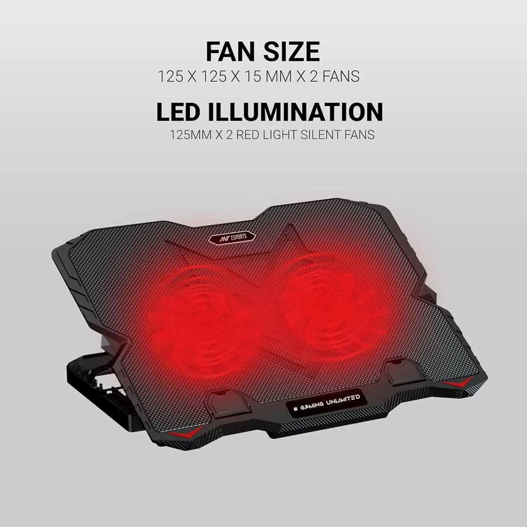 ANT Esports NC150 RGB Cooling Pad with Phone Holder