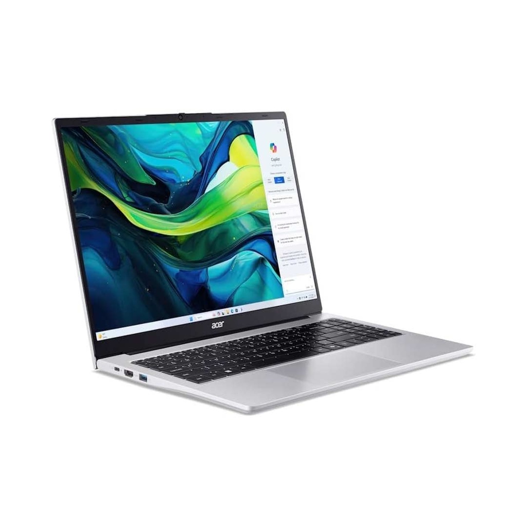 Acer Aspire Go 15 (AG15-41P-R5ZA) Ryzen 7 7735HS | 16GB RAM | 512GB SSD | AMD Radeon Graphics | 15.6" FHD IPS Display | Windows 11 | Pure Silver | 2 Years Warranty