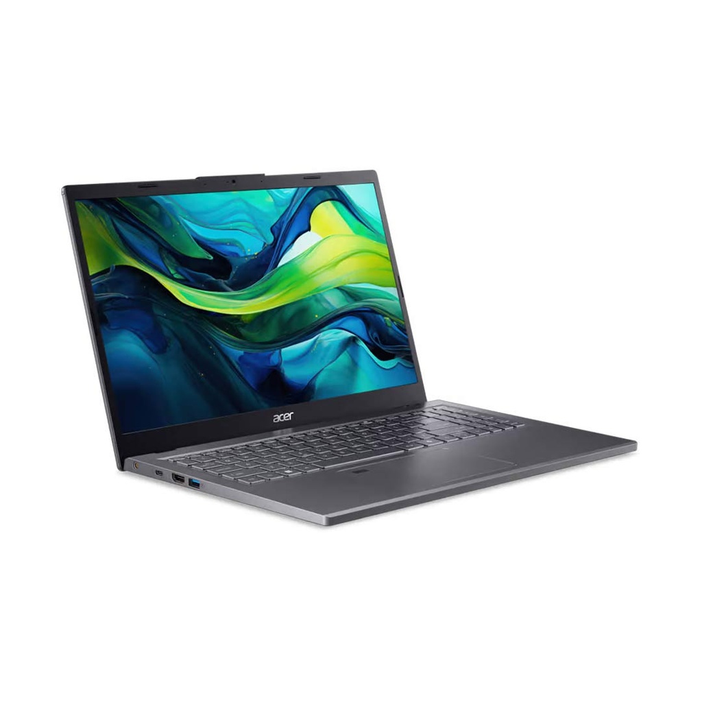 Acer Aspire 15 (A15-41M-R8ZZ) Ryzen 5 8640HS | 16GB RAM | 512GB SSD | AMD Radeon Graphics | 15.6″ FHD Display | Backlit Keyboard | Fingerprint | Steel Gray | 1 Year Warranty
