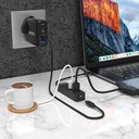 UNITEK H1117B uHUB Q4 4-Port USB-C to USB-A 5Gbps Hub With Optional USB-C Power