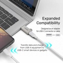 UNITEK A1034NI USB-A to USB-C Ultra-Tiny Zinc Adapter
