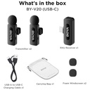 BOYA BY-V20 Dual 2.4 GHz Type-C Wireless Microphone