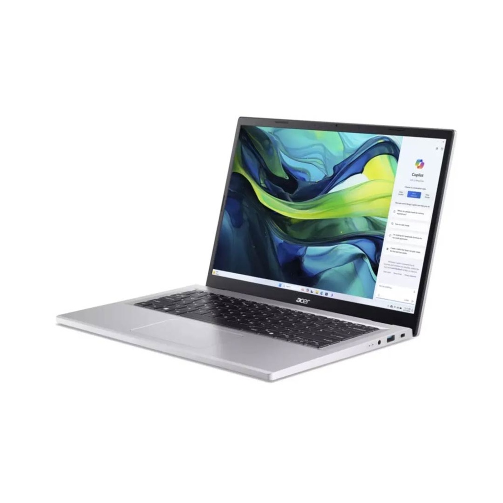 Acer Aspire Go 14 (AG14-71P-791E) i7-13620H | 16GB RAM | 512GB SSD | Intel UHD Graphics | 13th Gen | 14″ WUXGA IPS Display | Windows 11 | Pure Silver | 2 Years Warranty