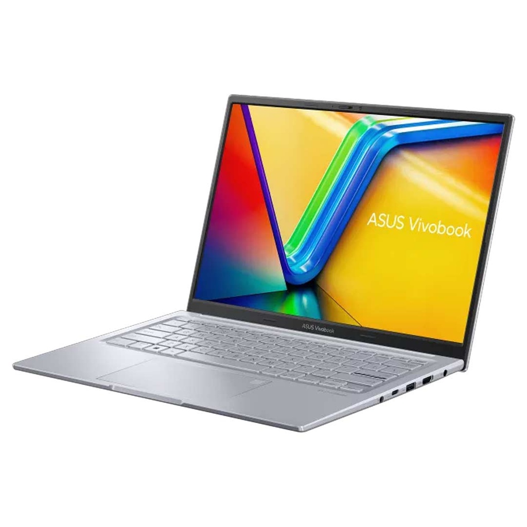 Asus Vivobook 14 X1405VA-LY726W-NP i5-13420H | 8GB RAM | 512GB SSD | Intel UHD Graphics | 13th Gen | 14" WUXGA IPS Display | Windows 11 | Backlit Keyboard | Fingerprint | Backpack | Mouse | Silver | 2 Years int'l Warranty | 1-year Perfect Warranty