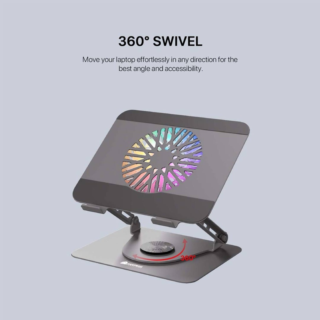 Fantech NC30 RGB Laptop Cooling Pad With 360° Rotation