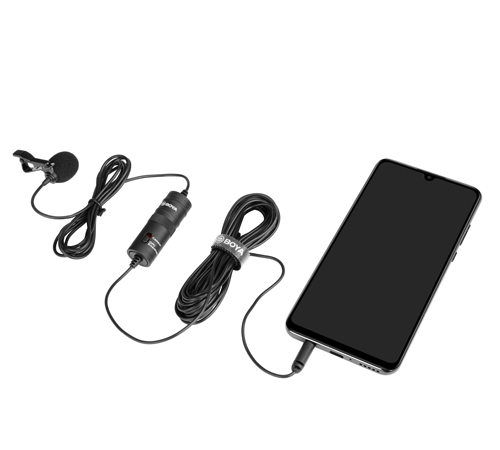 BOYA Lavalier Microphone Micro-Cravate BY-M1 Mic