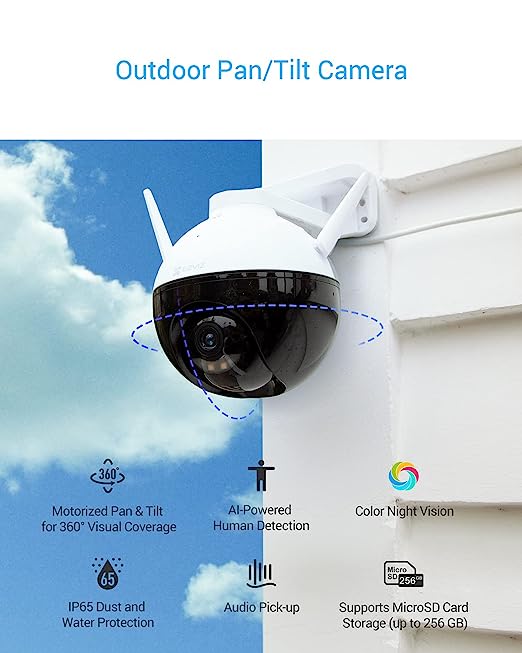 EZVIZ C8C Lite Outdoor Smart Wi-Fi Pan & Tilt Camera